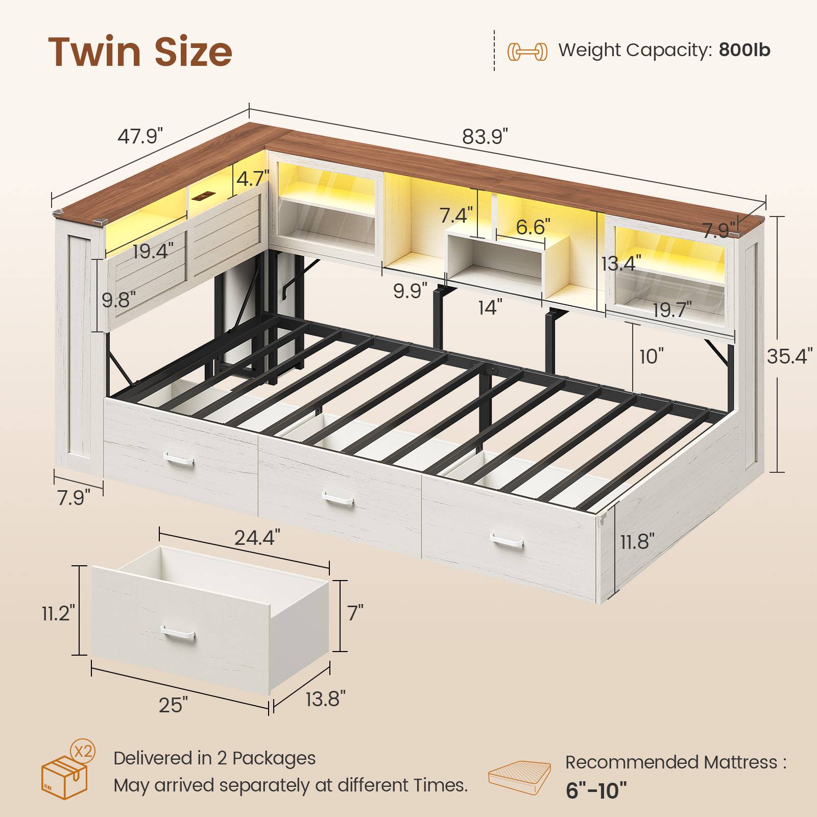 2 person desk